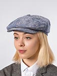 Кепка BAILEY арт. 90194 BOWER (синий / бежевый)